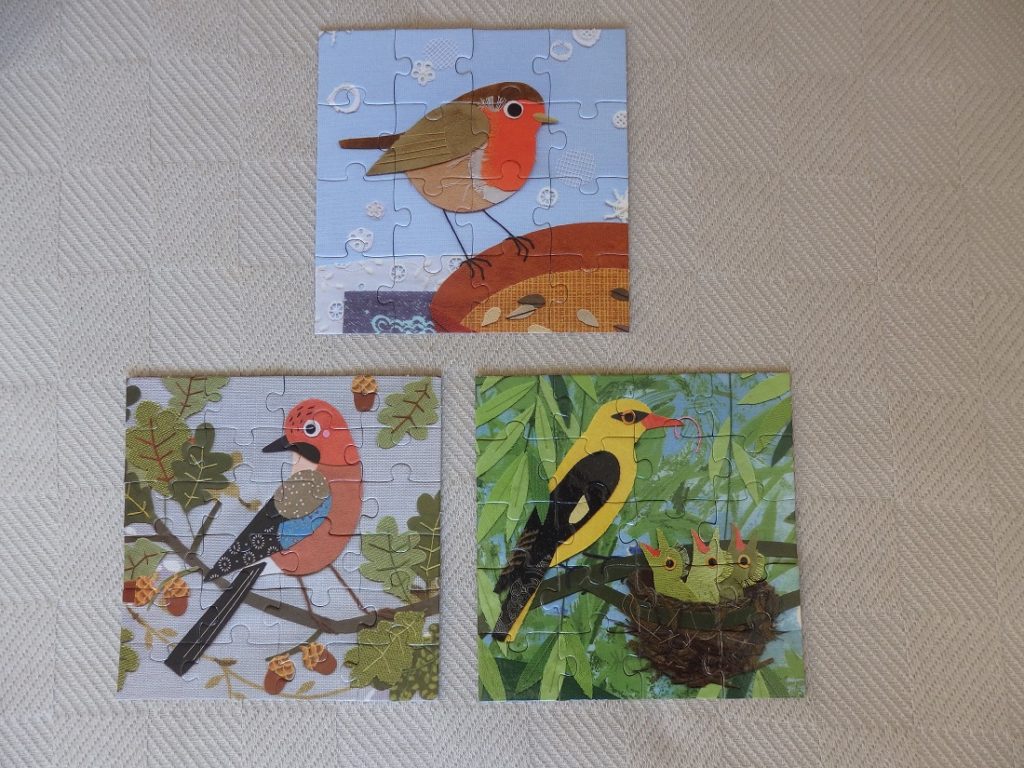 Puzzle 3w1 Nasza Księgarnia Ptaki